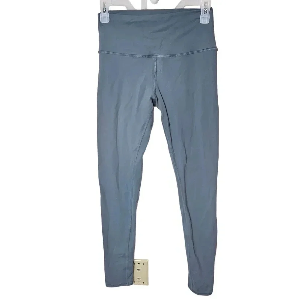 Alo Yoga‎ High-Waist Dash Grey Leggings Size X-small